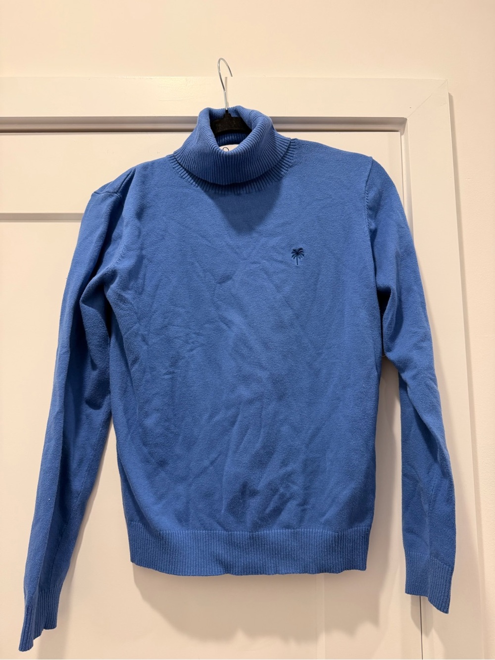 Lilly Pulitzer Sky Blue Turtleneck Sweater